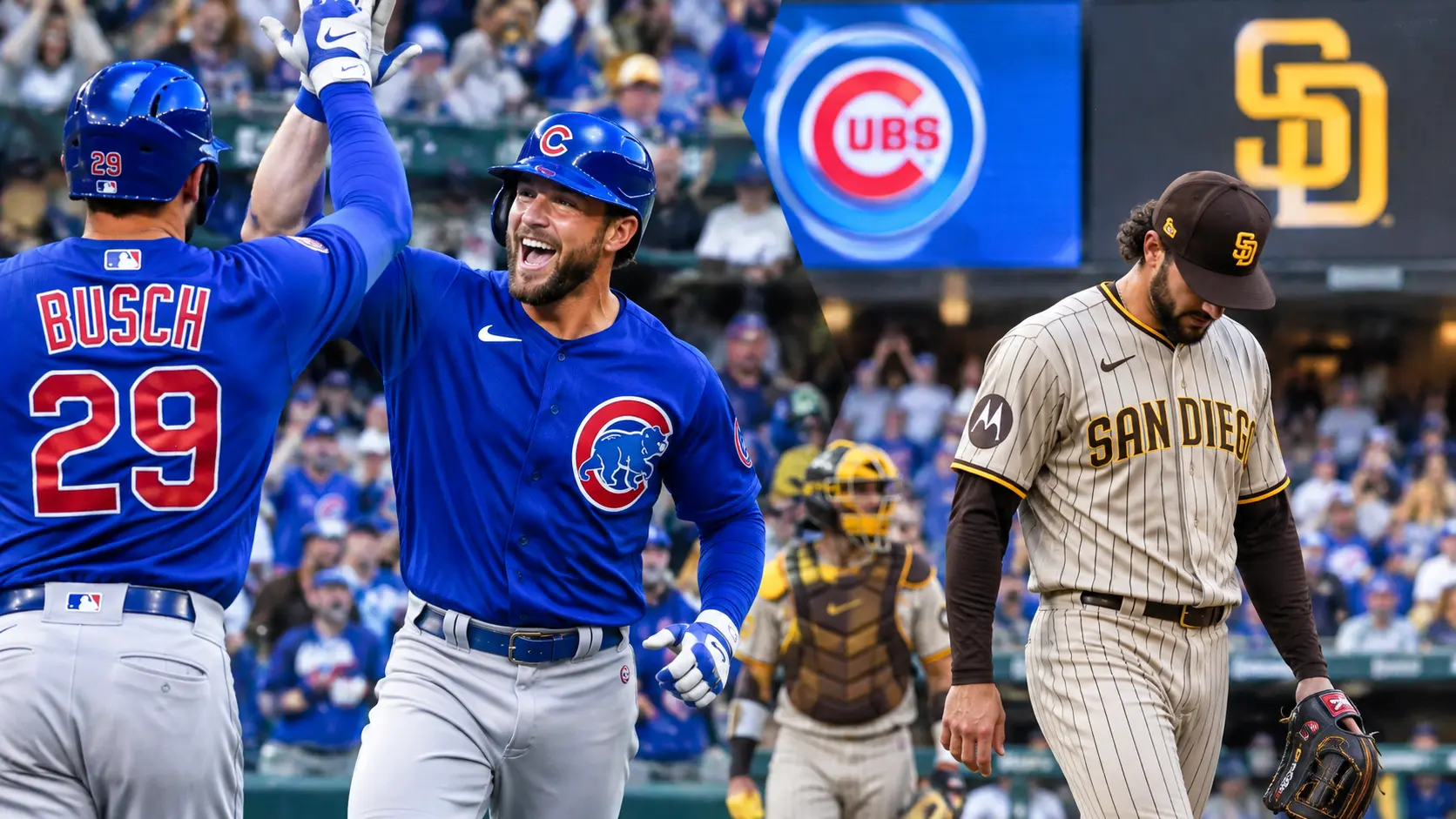 Cubs vs Padres MLB Wild Card Game Highlights